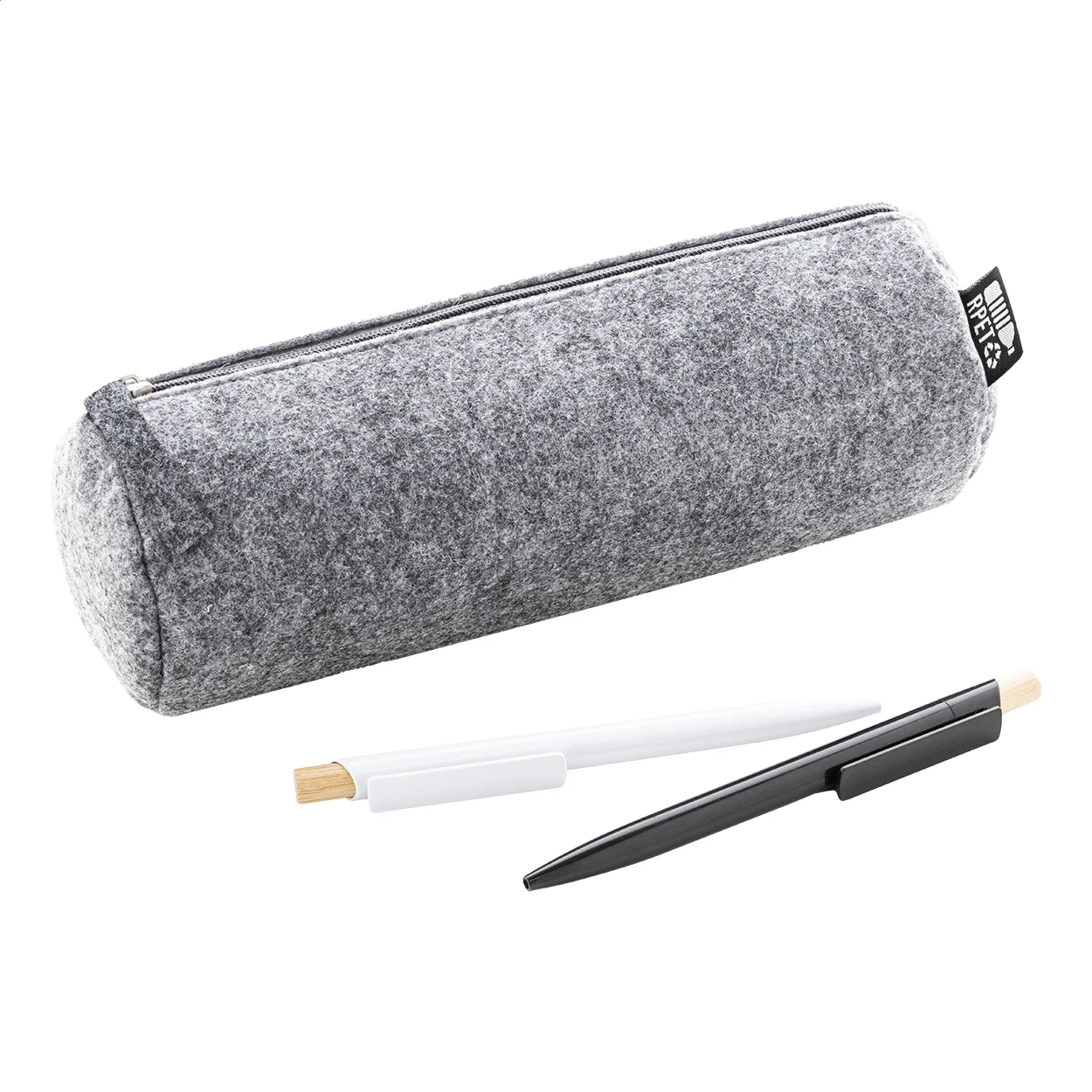 RPET Stiftemäppchen Refelt Draw, grau – Bild 4