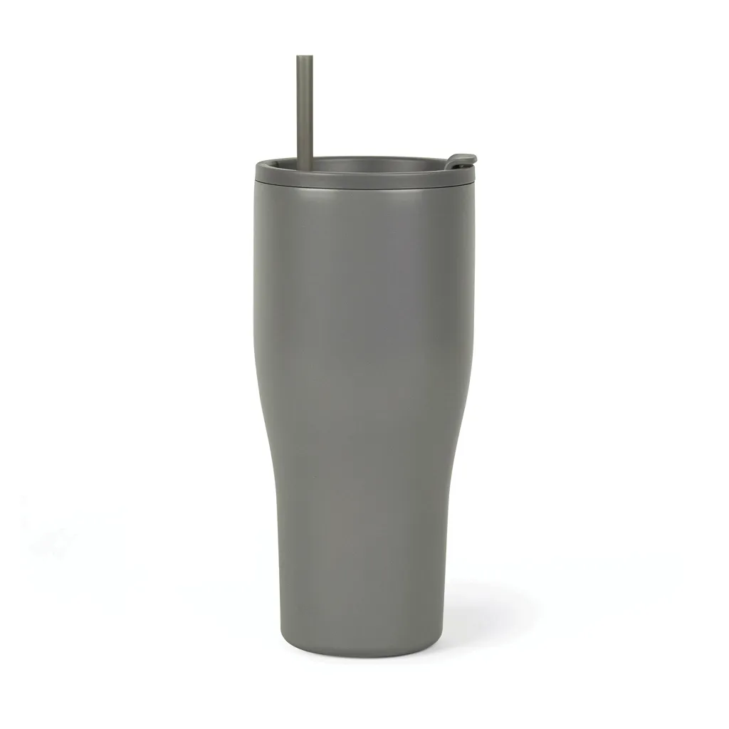 VINGA Eos Voyager 800ml Flasche aus RCS rec. Stainless-Steel, grau – Bild 4
