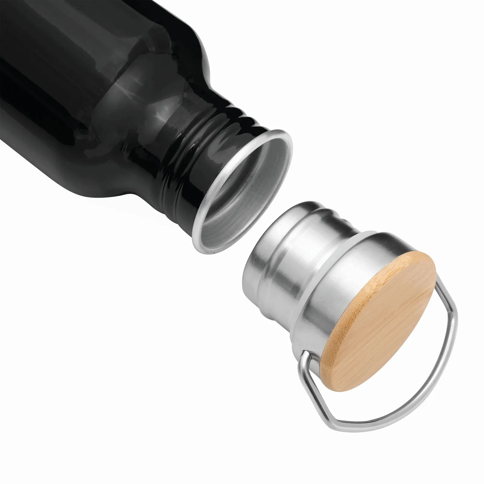 MECOZI TRANSIT - Aluminium Trinkflasche, schwarz – Bild 6