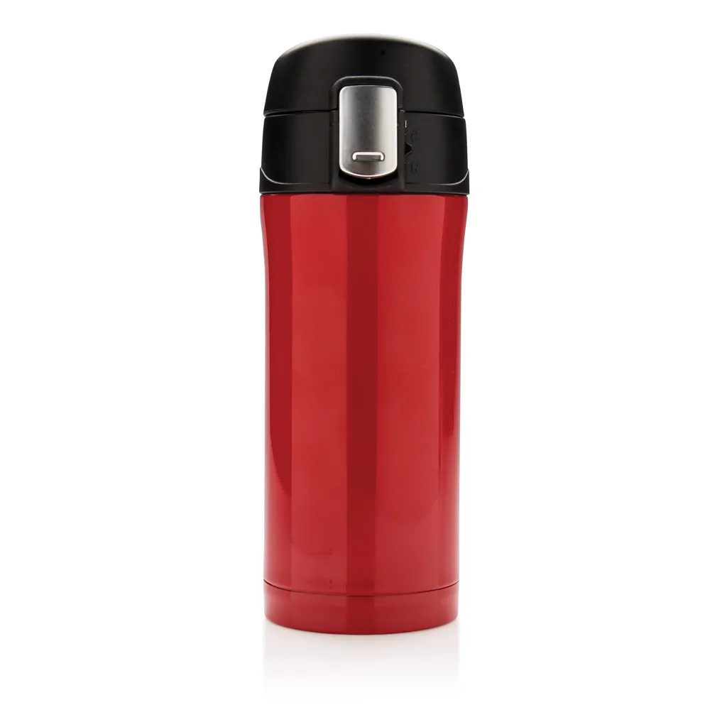 Easy-Lock Vakuum-Becher aus RCS recyceltem Stainless-Steel, rot – Bild 2