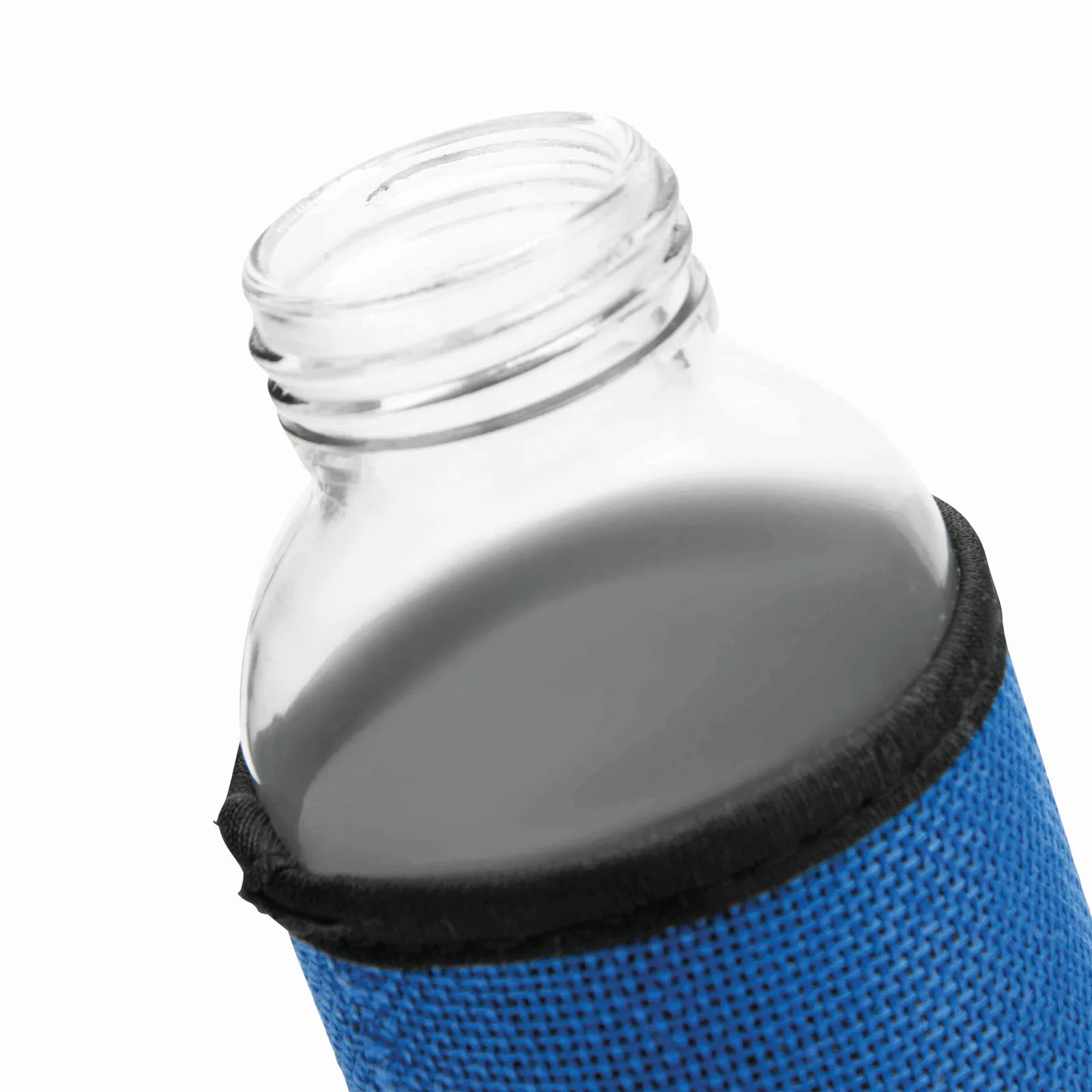 TAKE JUTY - Glas-Trinkflasche, blau – Bild 3