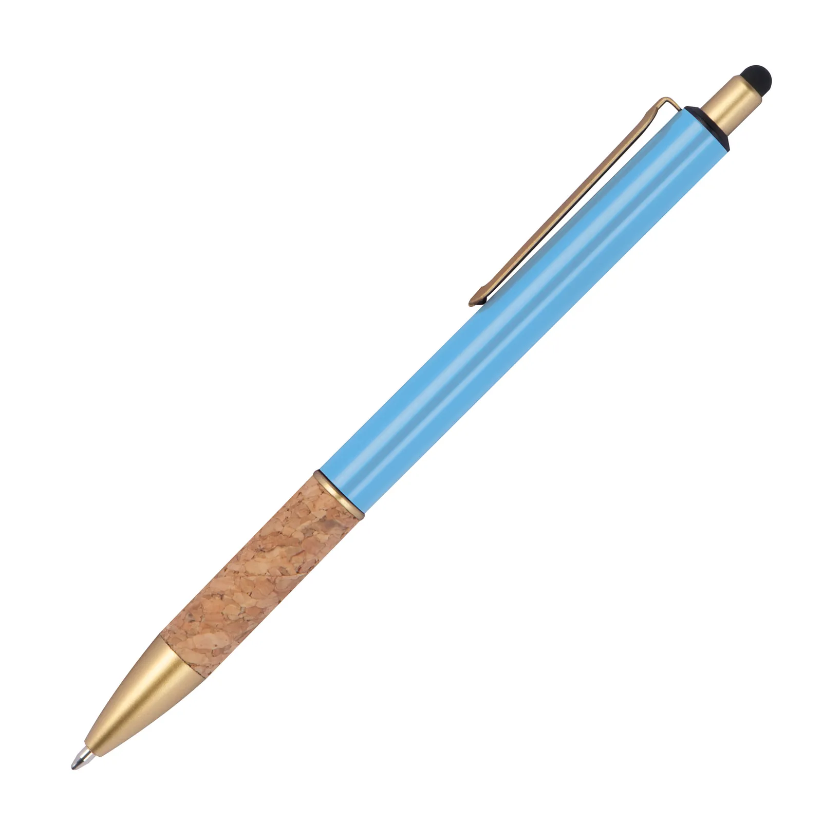 Metall Kugelschreiber Capri, hellblau – Bild 2