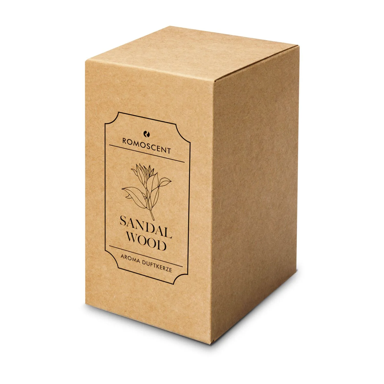 ROMOSCENT® Aromakerze Apothekerflasche, braun – Bild 6
