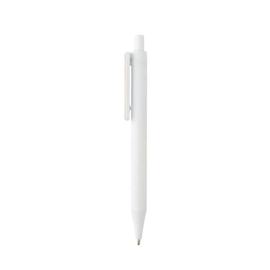 GRS rABS Stift mit Bambus-Clip, weiß – Bild 3