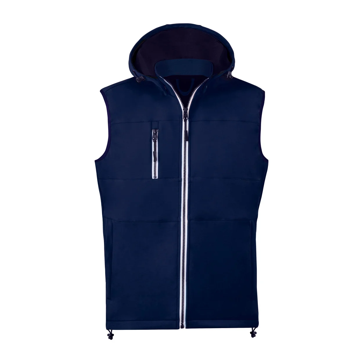 Softshell-Bodywarmer/Weste Netly, dunkelblau – Bild 2