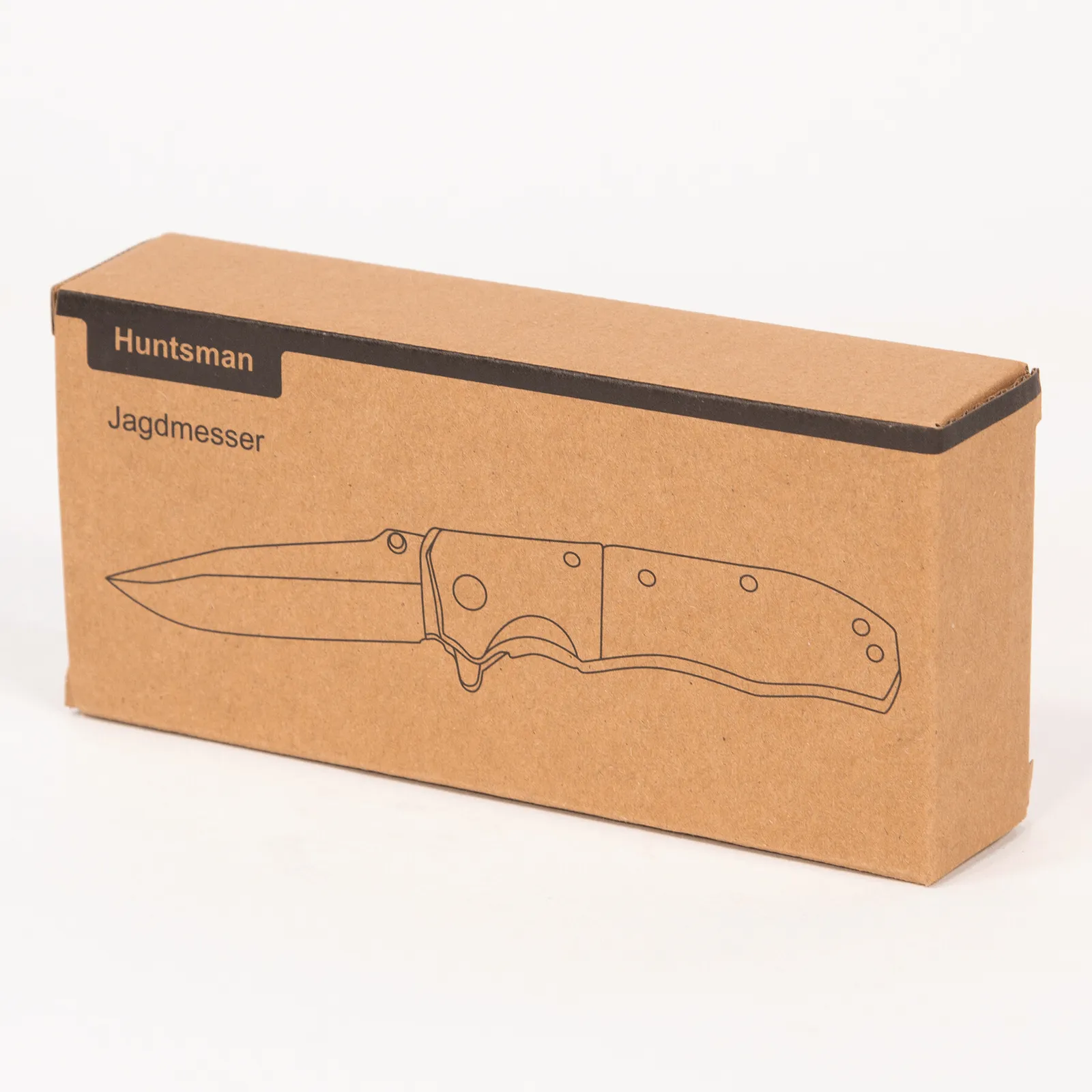 HUNTSMAN - Jagdmesser braun, silber, braun, silber – Bild 7