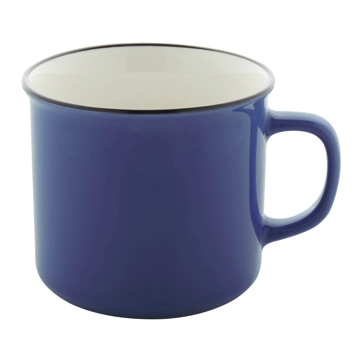 Tasse Woodstock, blau, weiß – Bild 2