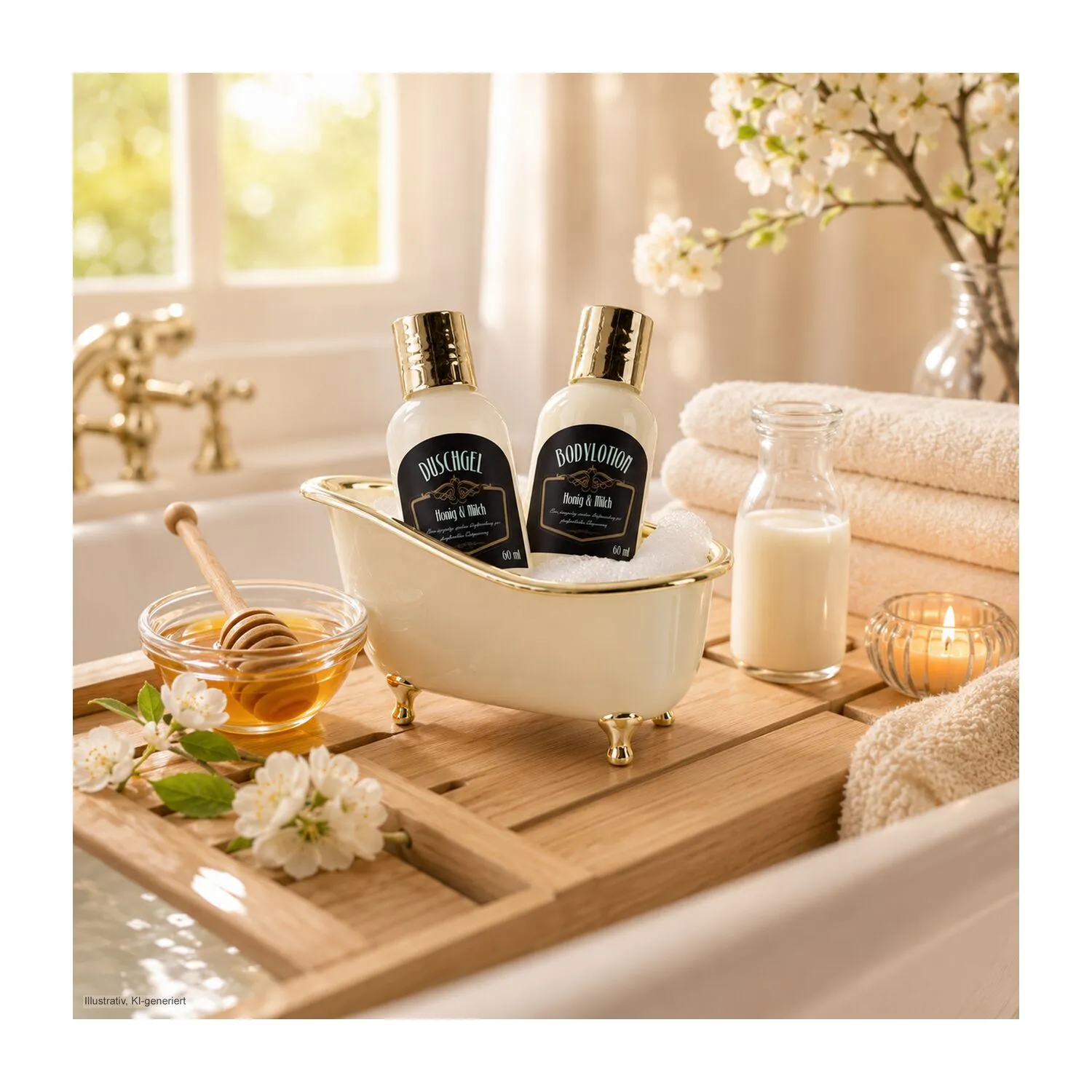 Wellness-Geschenkset: Mini Spa, weiß – Bild 4