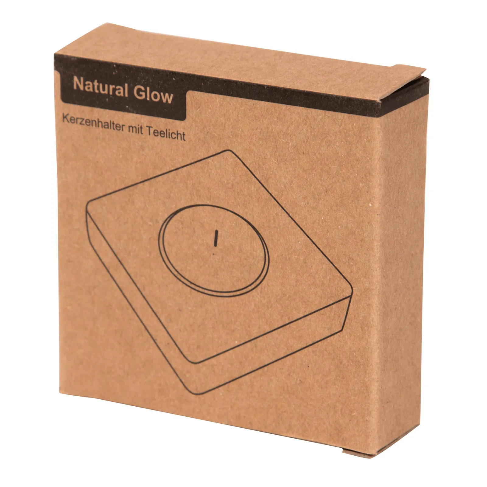 NUTARE GLOW - Teelichthalter braun, braun – Bild 5
