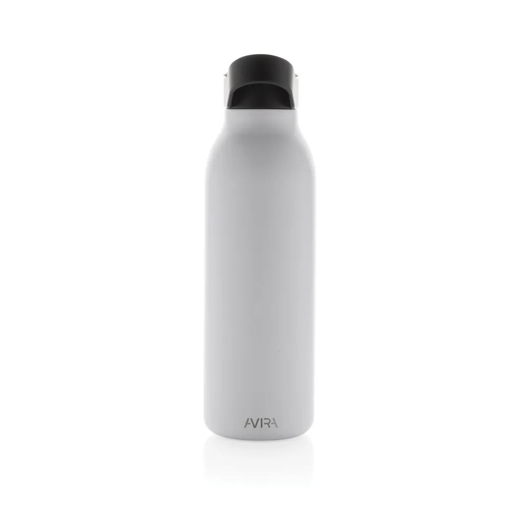 Avira Ara RCS Re-Steel Fliptop Wasserflasche 500ml, weiß – Bild 3
