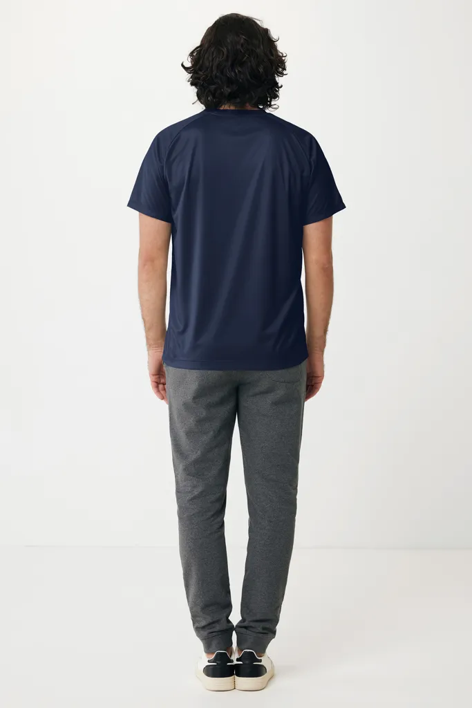 IQONIQ Tikal Sport Quick-Dry T-Shirt aus rec. Polyester, navy blau – Bild 5