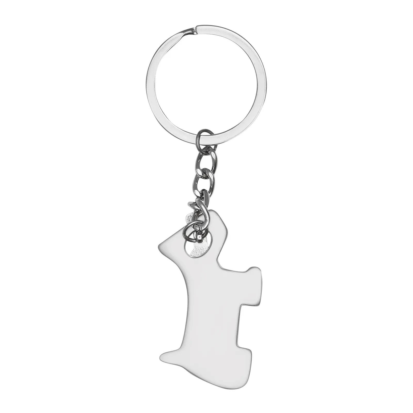 DOG - Schlüsselanhänger silber, silber – Bild 3