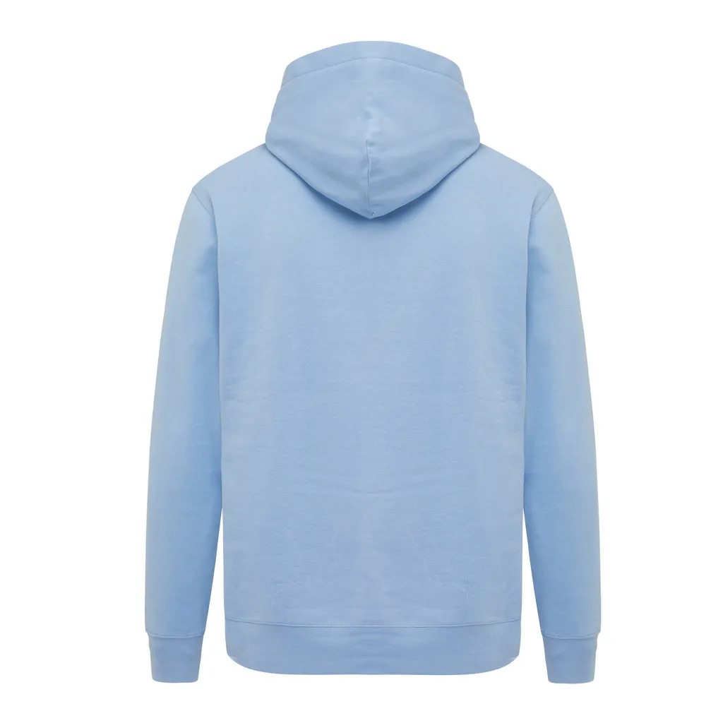 IQONIQ Yengo Hoodie mit Seitentaschen aus rec. Baumwolle, sky blue – Bild 2