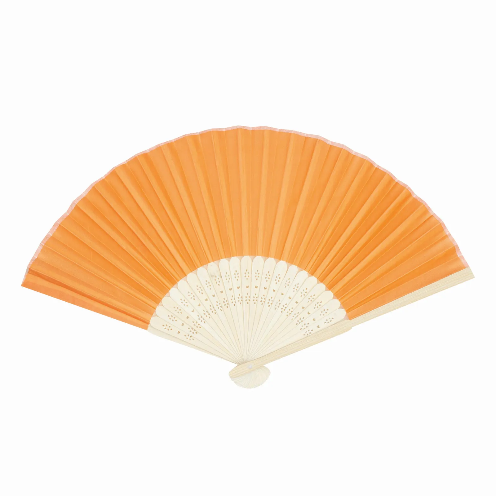 BAMBOO COOL - Faltbarer Fächer, orange – Bild 2