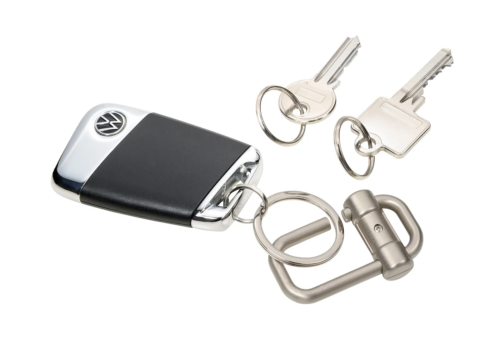Schlüsselanhänger 2-WAY KEY silberfarben, silberfarben – Bild 3