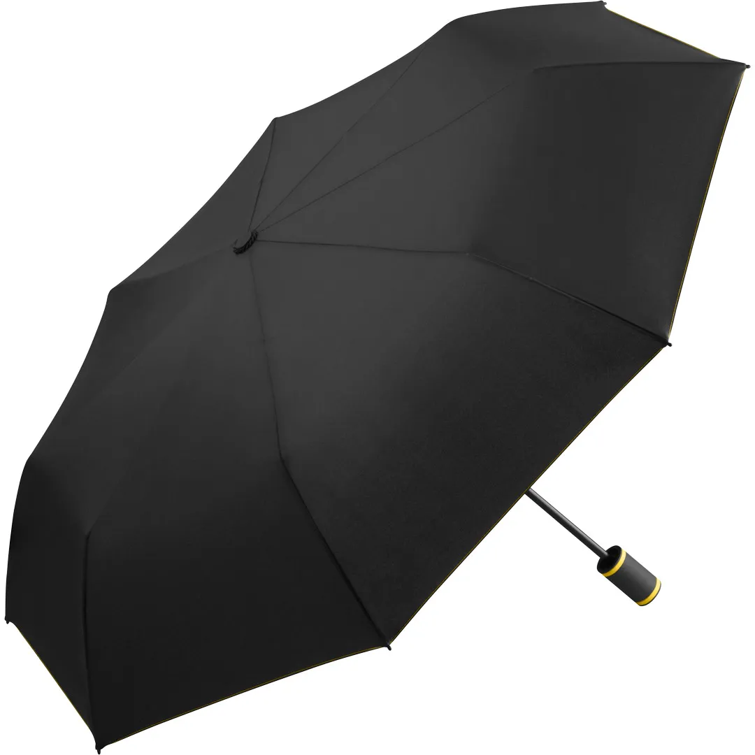 Taschenschirm FARE® Mini Style, schwarz-gelb – Bild 7