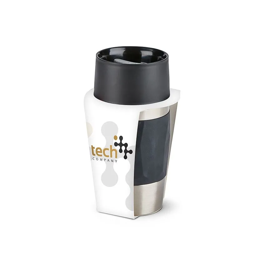 Reisebecher Compact 0.3L, Schwarz – Bild 6