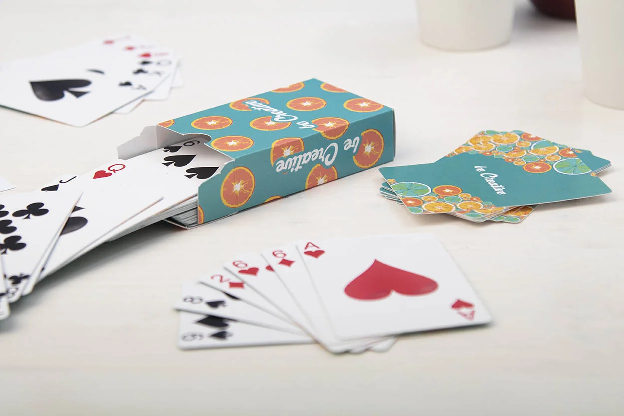 Individuelle Spielkarten CreaCard, weiß – Bild 13