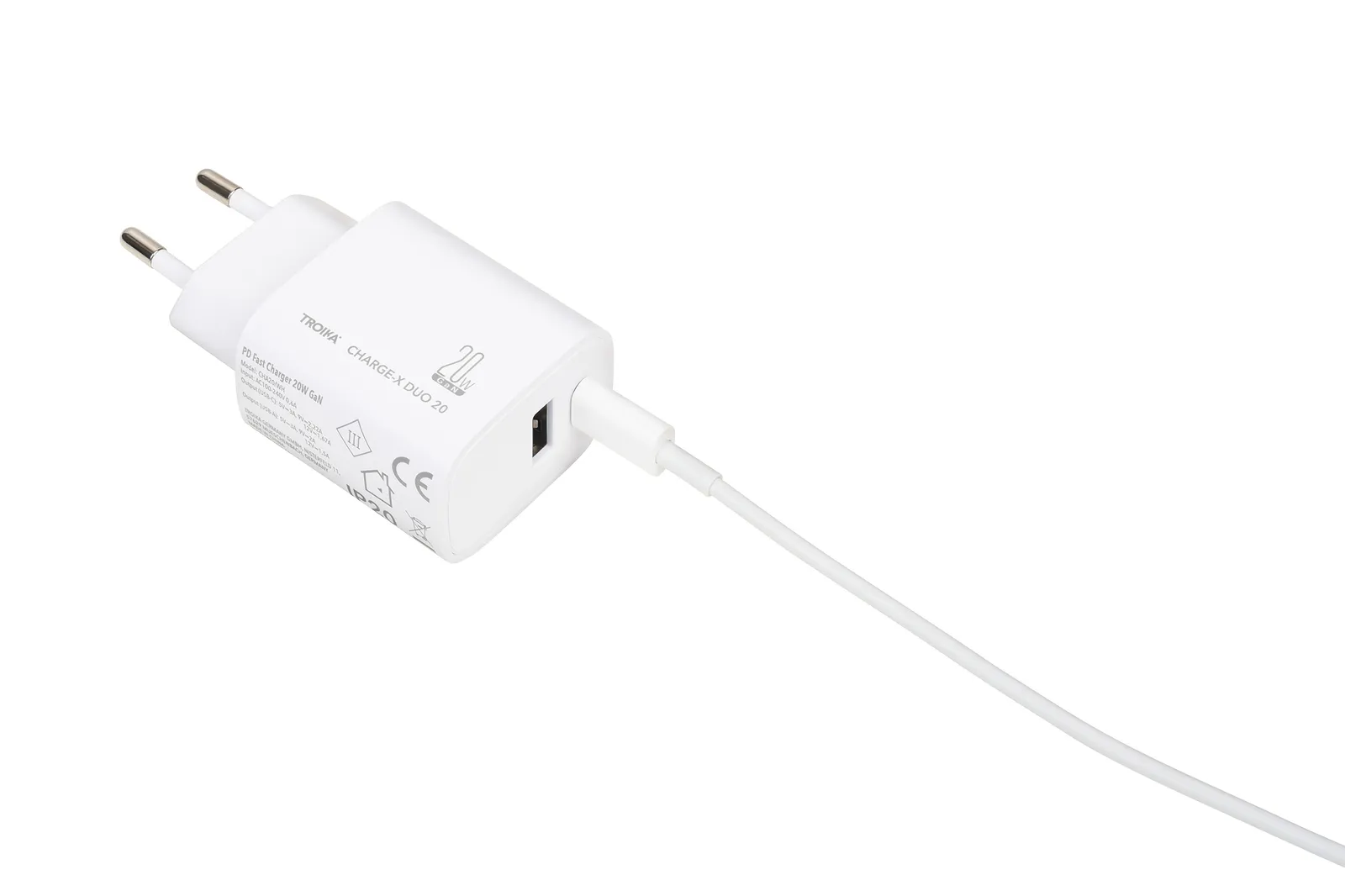 Ladestecker CHARGE-X DUO 20, weiß – Bild 4