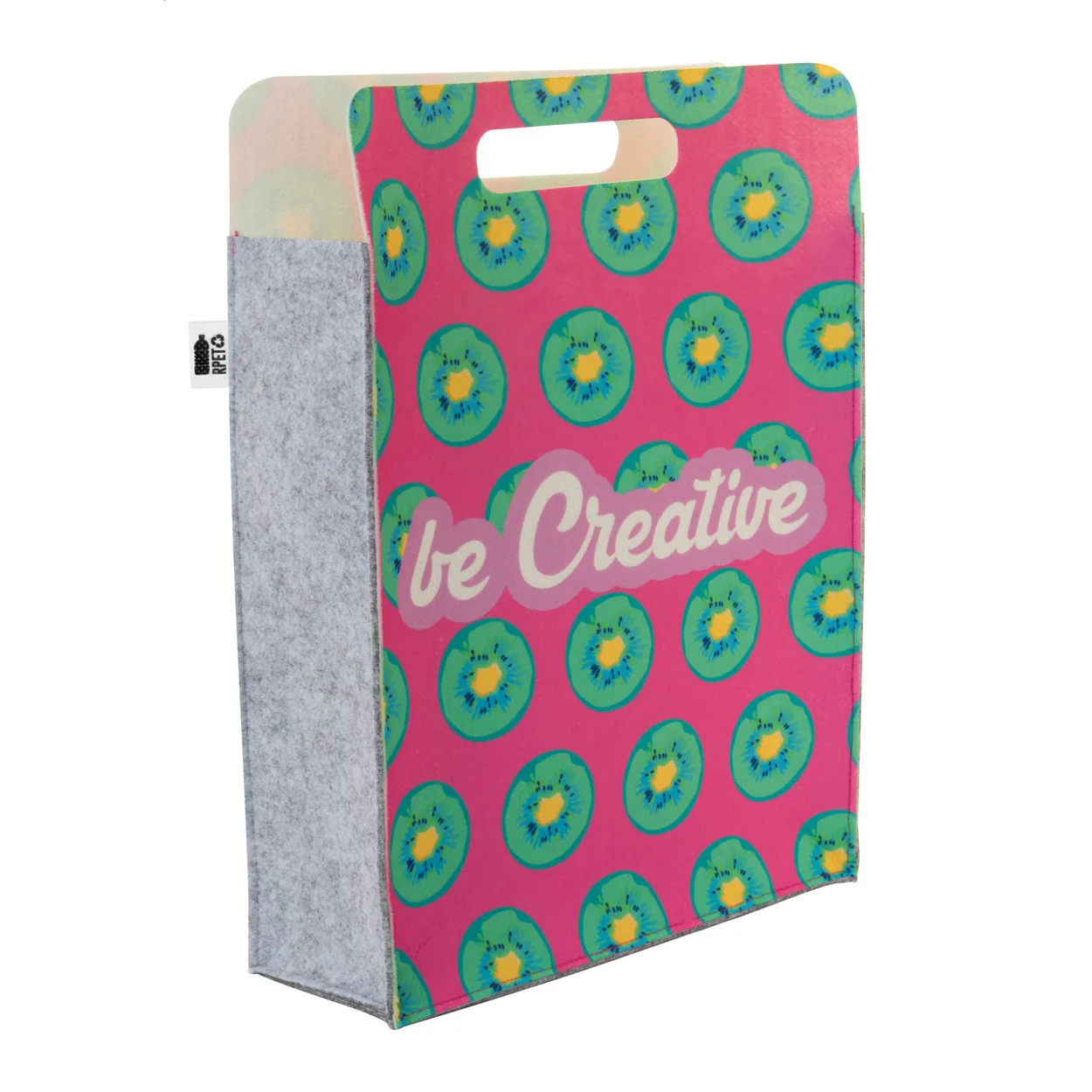 individuelle RPET Einkaufstasche CreaFelt Shop D