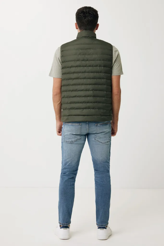 IQONIQ Meru Herren Bodywarmer aus recyceltem Polyester, khaki – Bild 6