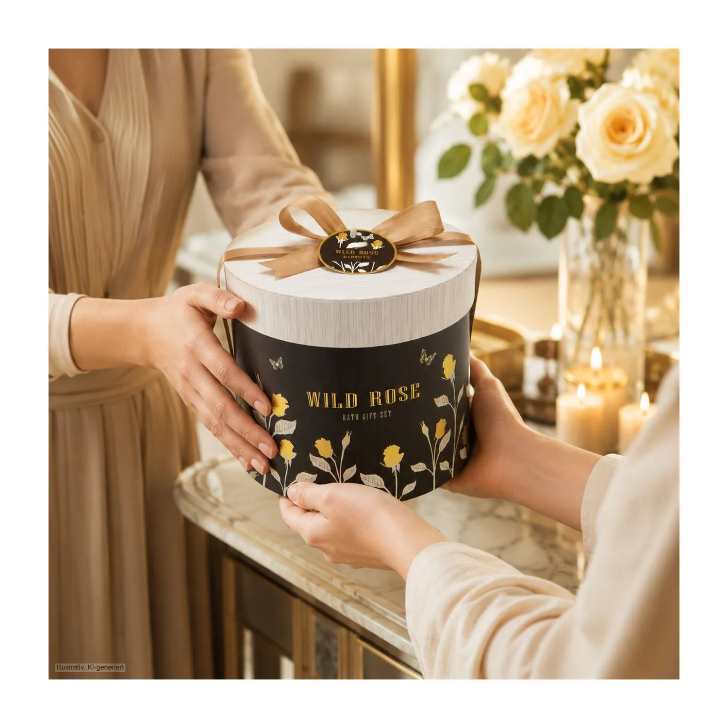 Wellness-Geschenkset: Wild Rose, schwarz – Bild 6