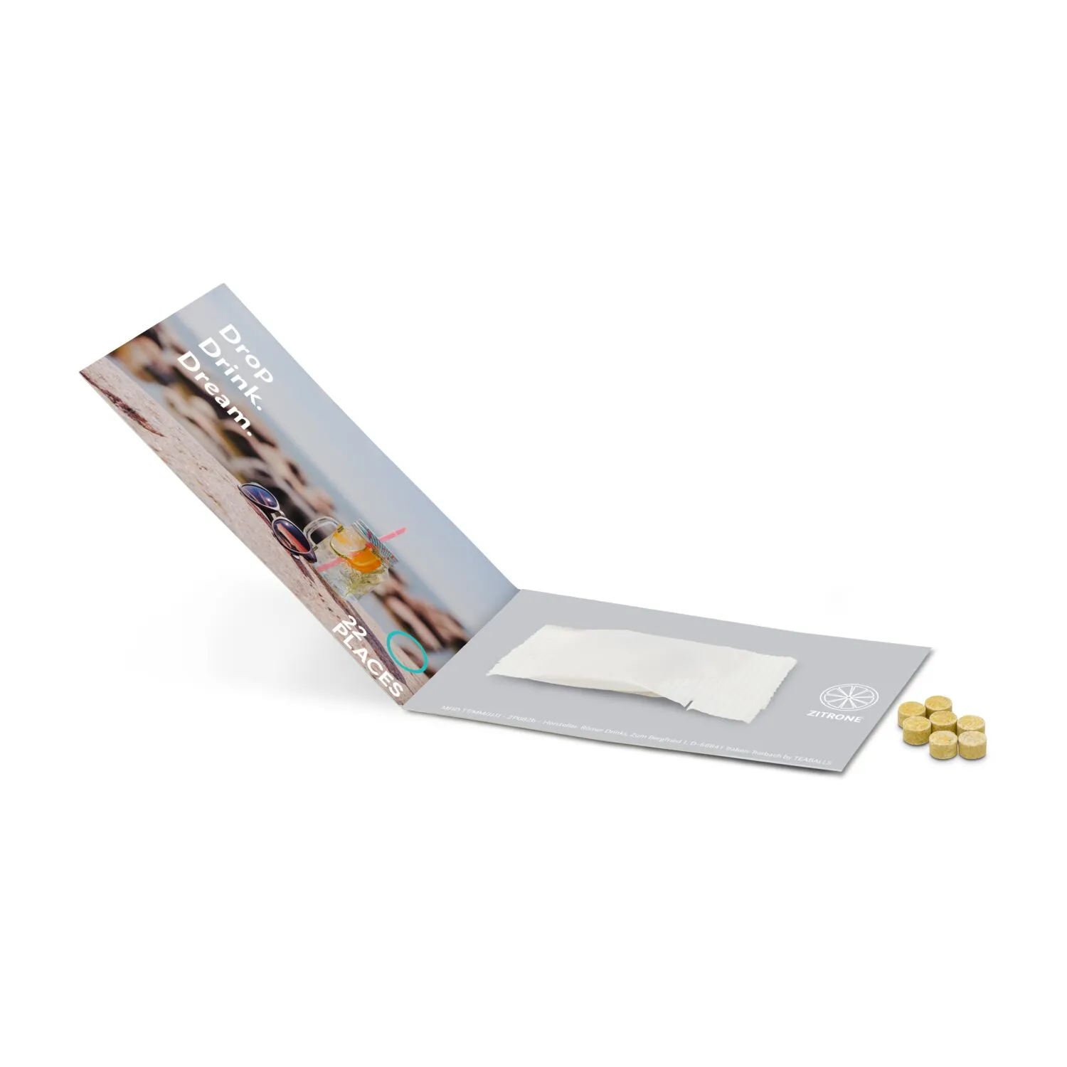 Promo Drops - 1 Sachet (6-8 Zitrone Drops für ein Erfrischungsgetränk mit bis zu 0,5 L)