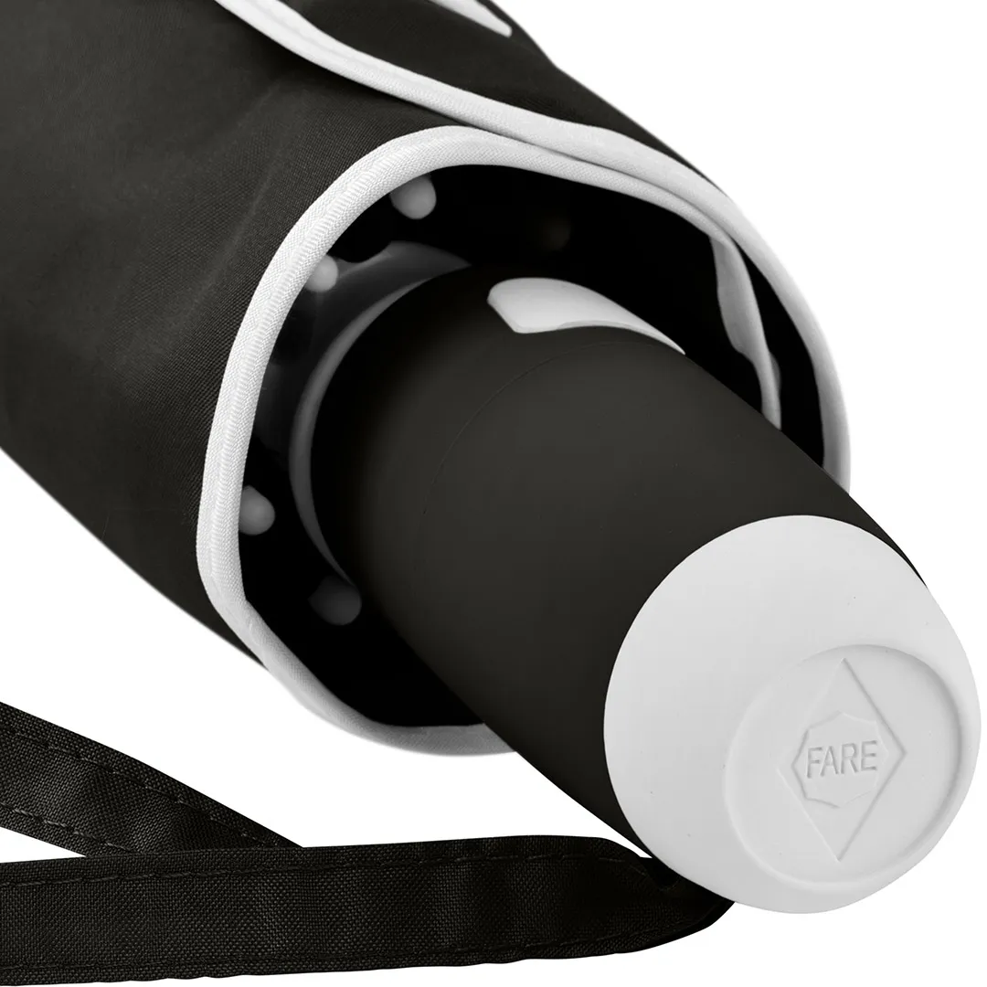 AOC-Taschenschirm FARE® Whiteline, schwarz – Bild 6