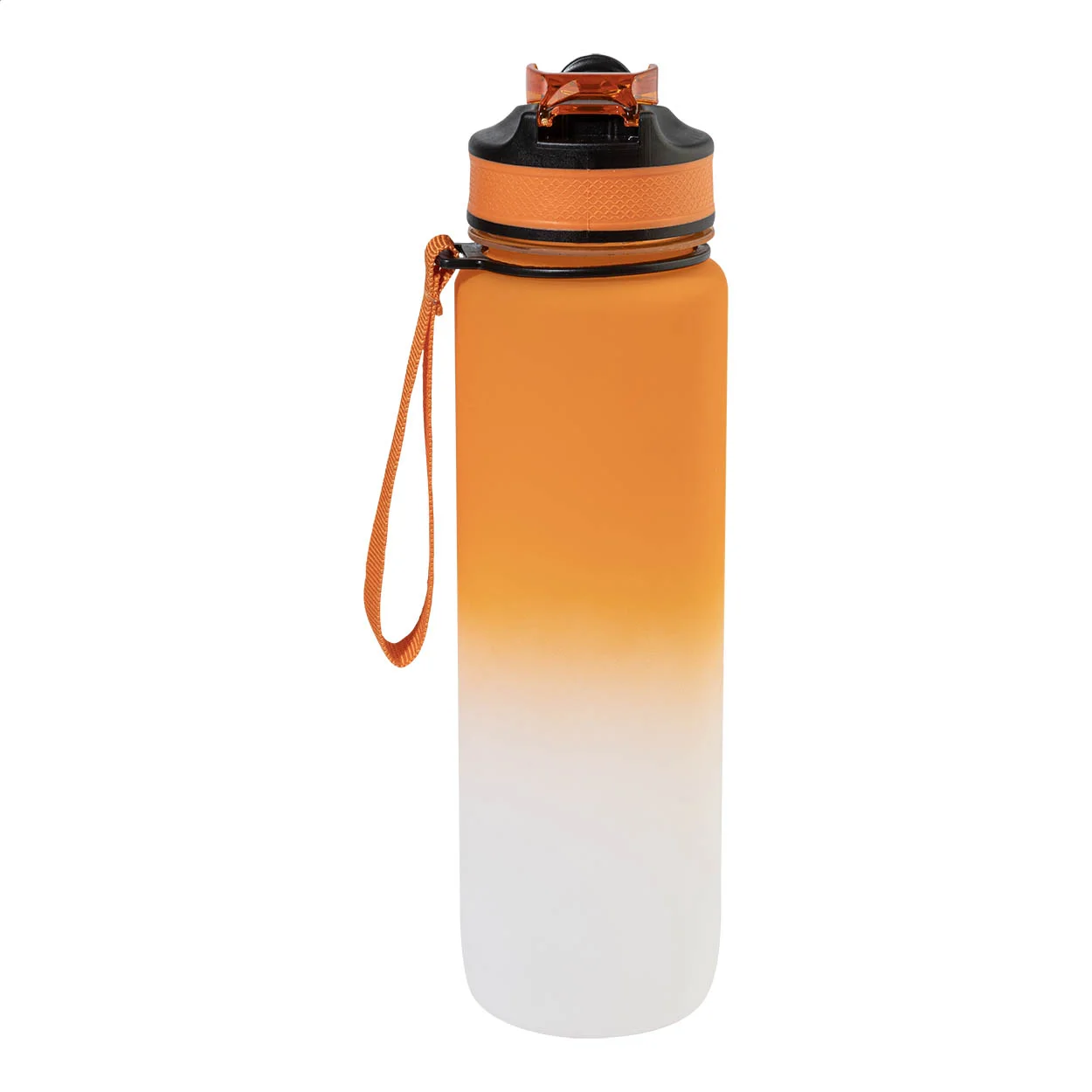 RPET Flasche mit Motivationsanzeige Sipgrade, orange – Bild 4