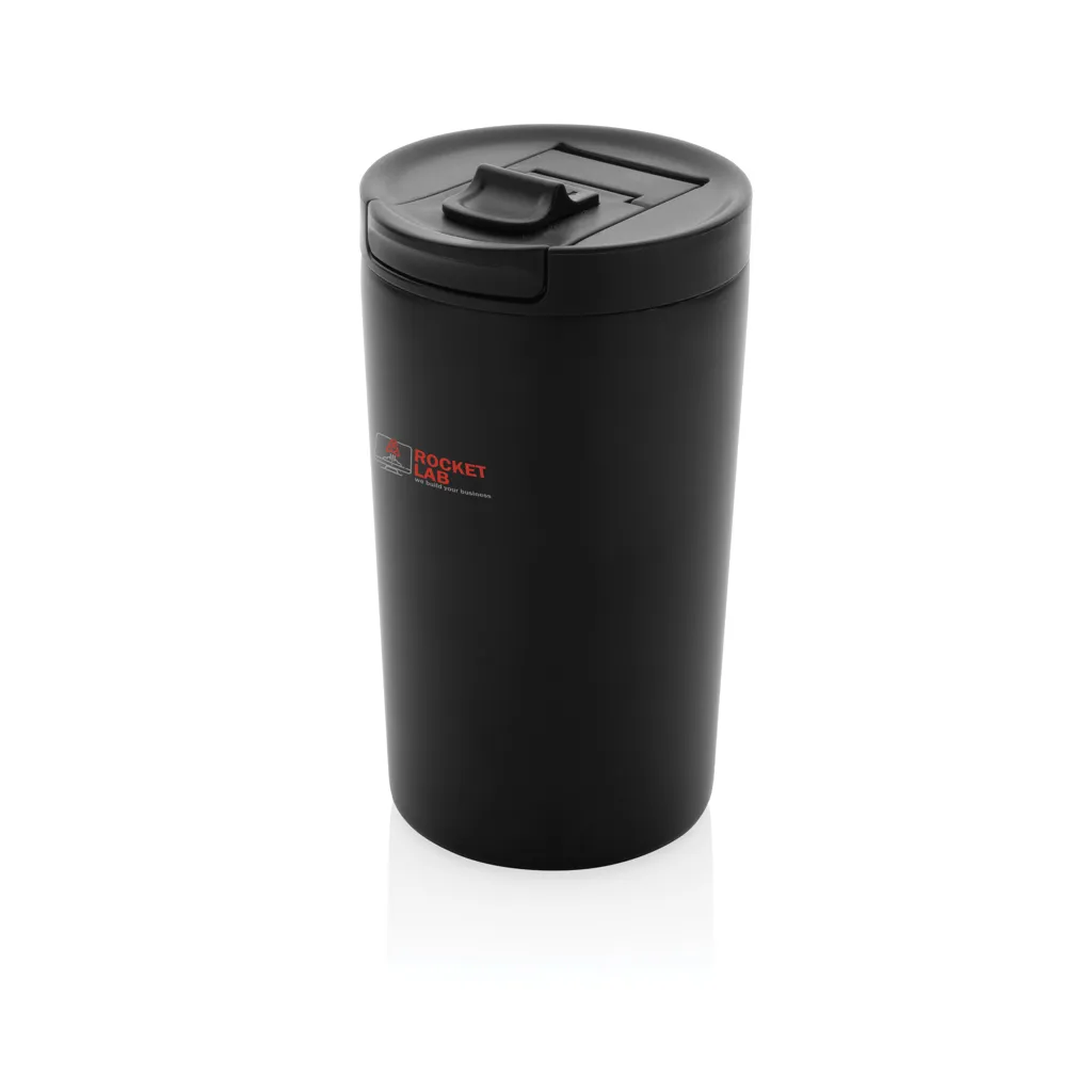 Doppelwandiger Vakuum-Becher aus RCS recyceltem SS, schwarz – Bild 4