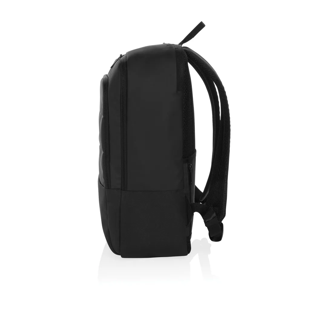 Armond AWARE™ RPET 15.6" Deluxe Laptop-Rucksack, schwarz – Bild 5