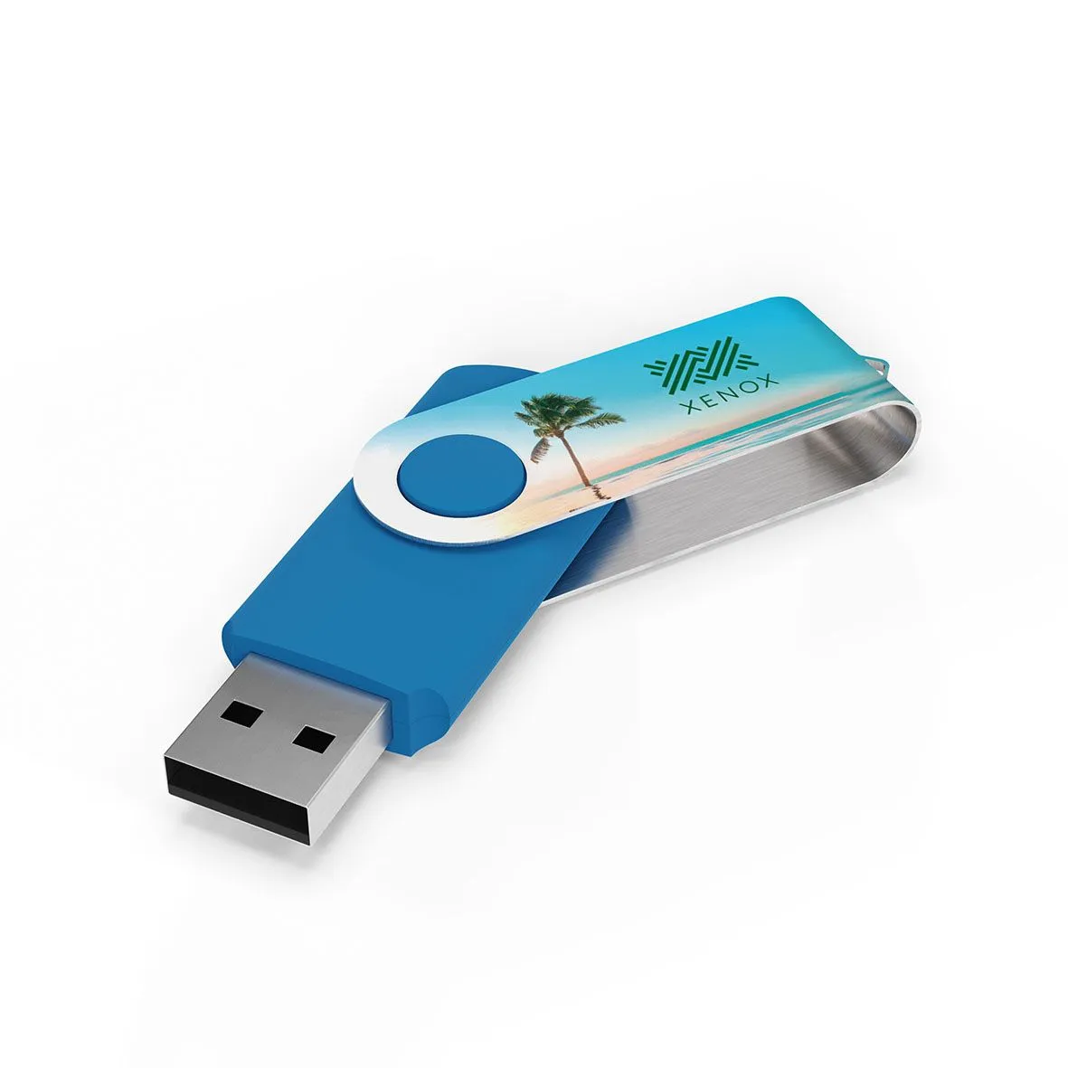 USB-Stick Twister, Hellblau – Bild 6
