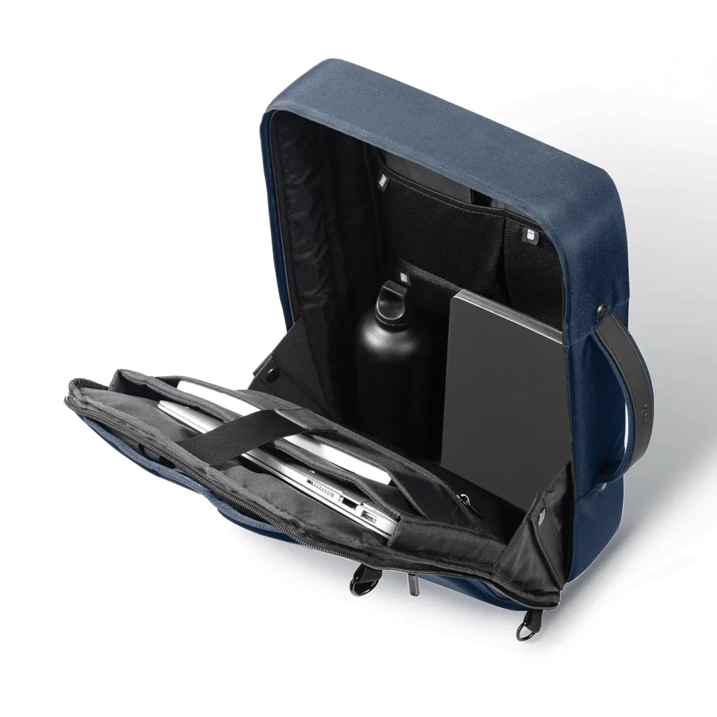 Bobby Bizz 2.0 Anti-Diebstahl Rucksack & Aktentasche, navy blau – Bild 8