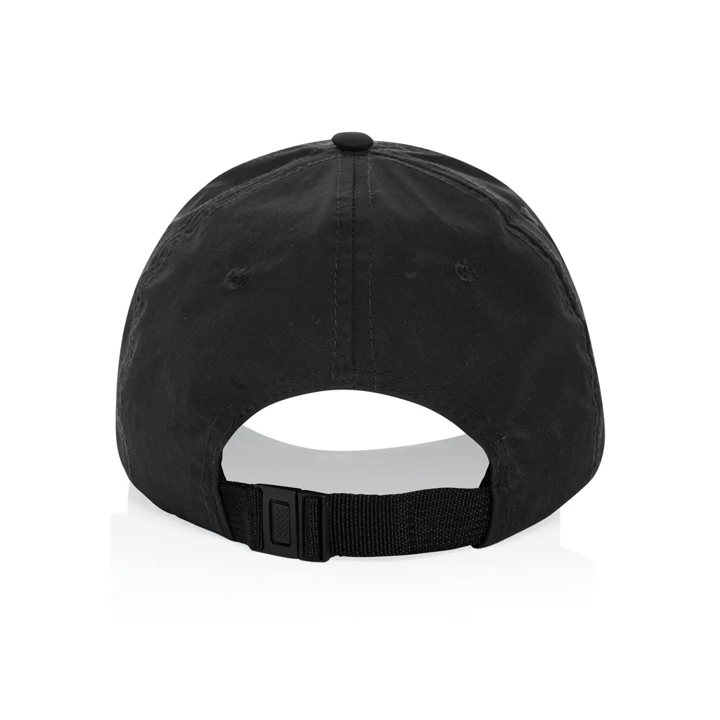 KENTO URBAN RCS 5-Panel-Cap aus RCS recyceltem Nylon, schwarz – Bild 5
