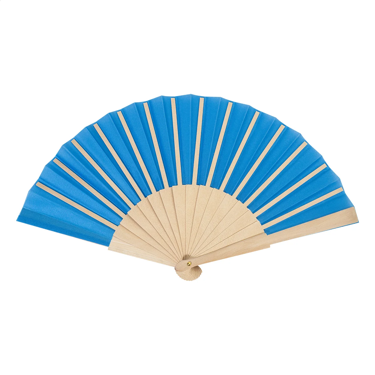 RPET Handfächer Solana, blau – Bild 3