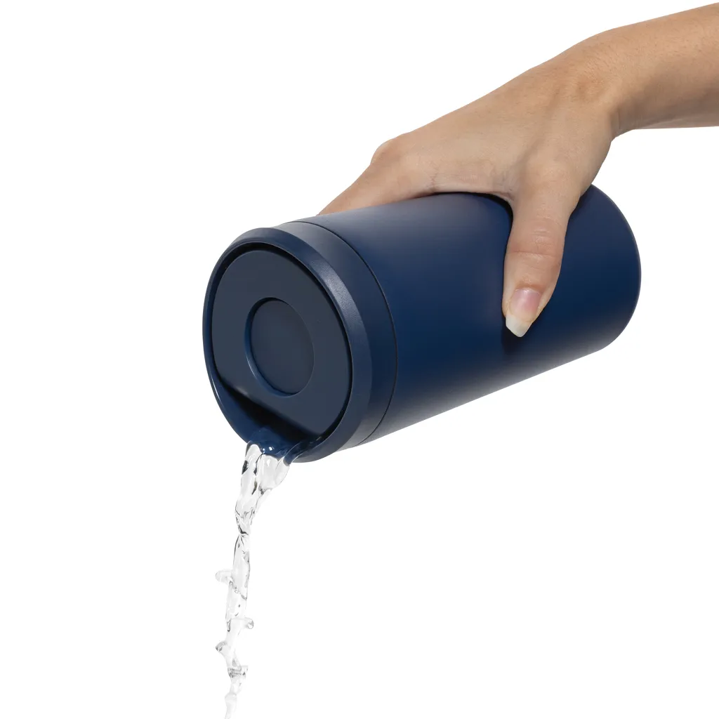 Avira Alix Klickbecher aus RCS rec. Stahl 400ml, navy blau – Bild 6