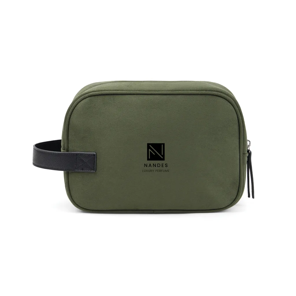 VINGA Marlow Kosmetiktasche aus RCS recyceltem Polyester, grün – Bild 5
