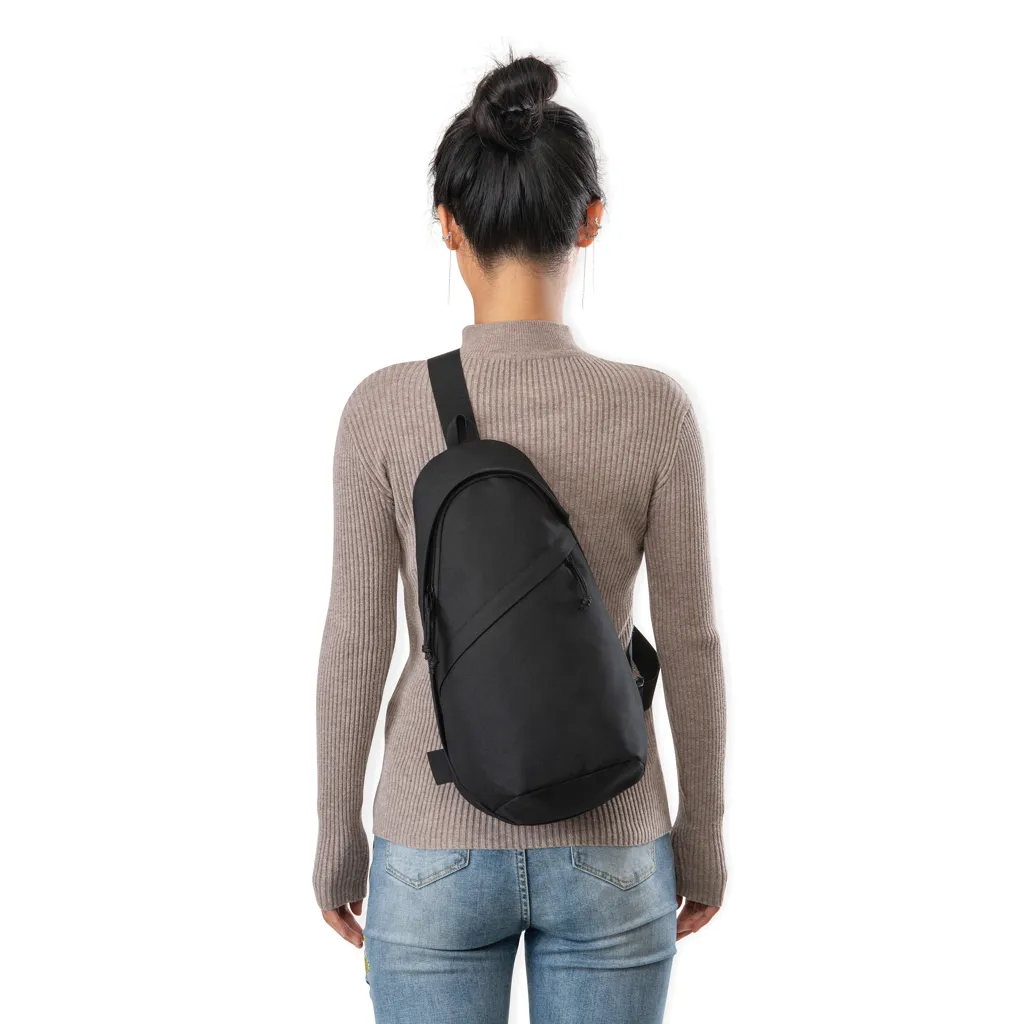 Renew AWARE™ rPET Sling Bag, schwarz – Bild 3