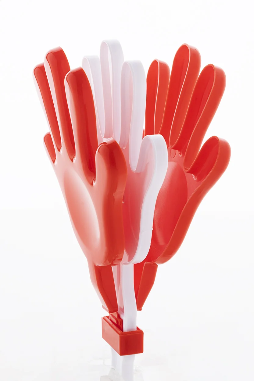 Klapphand Clappy aus RPP, rot – Bild 3