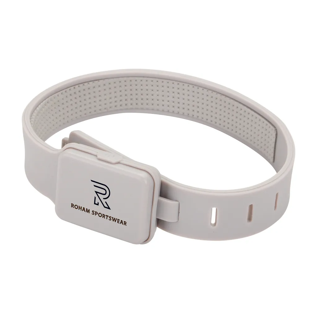 Lumi Sprint wiederaufladbares LED Lauflicht aus RCS rec. ABS, grau – Bild 6