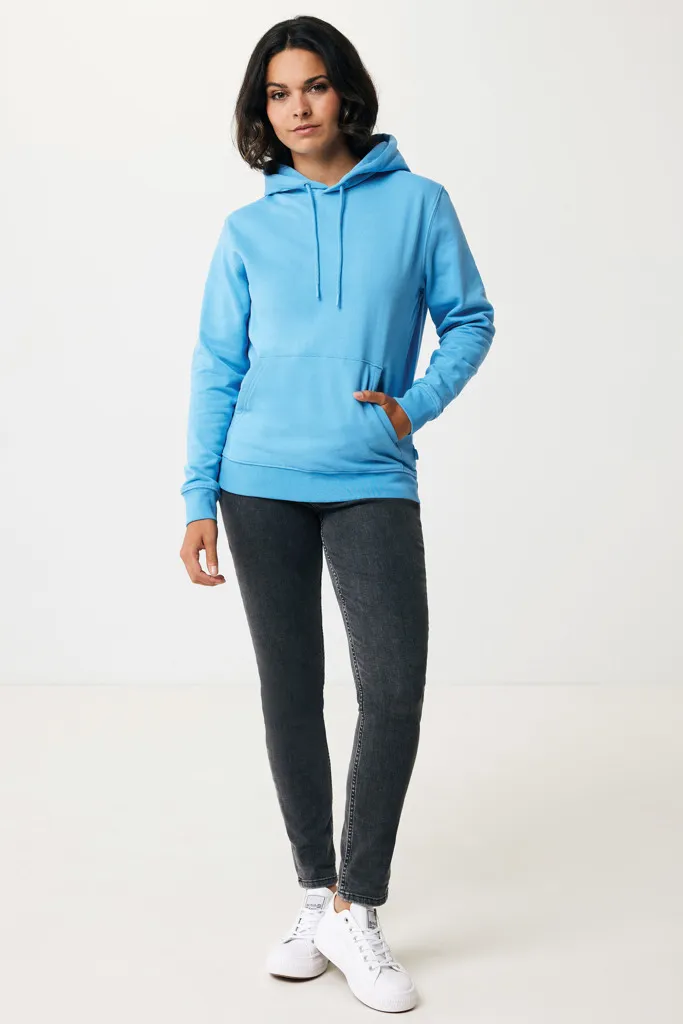 IQONIQ Jasper Hoodie aus recycelter Baumwolle, tranquil blue – Bild 4