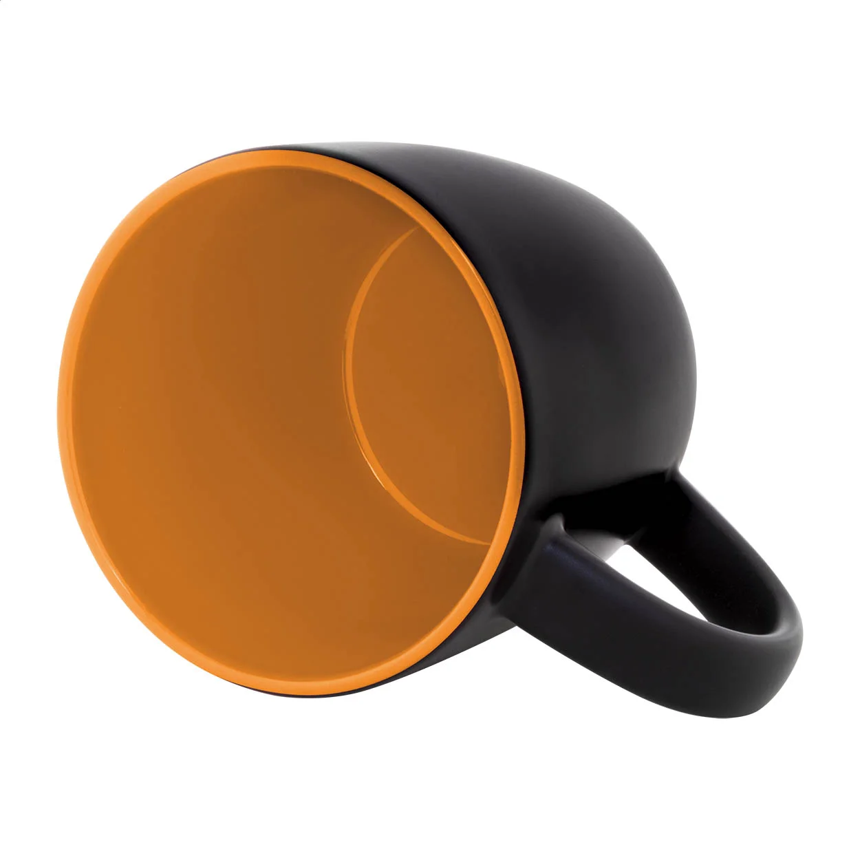 Tasse Sculptus, orange, schwarz – Bild 5