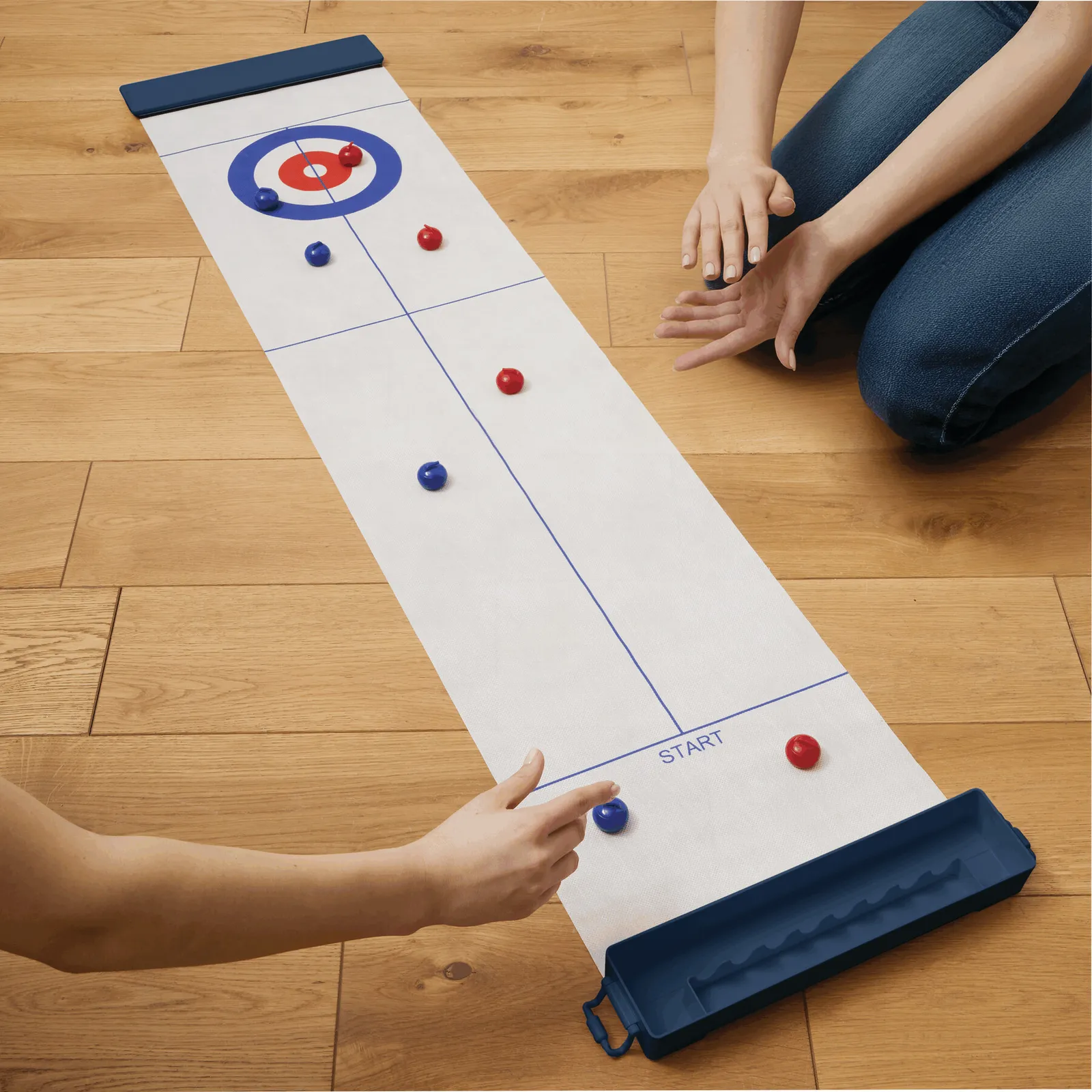 CURLING TIME - Tischspiel blau, blau – Bild 8