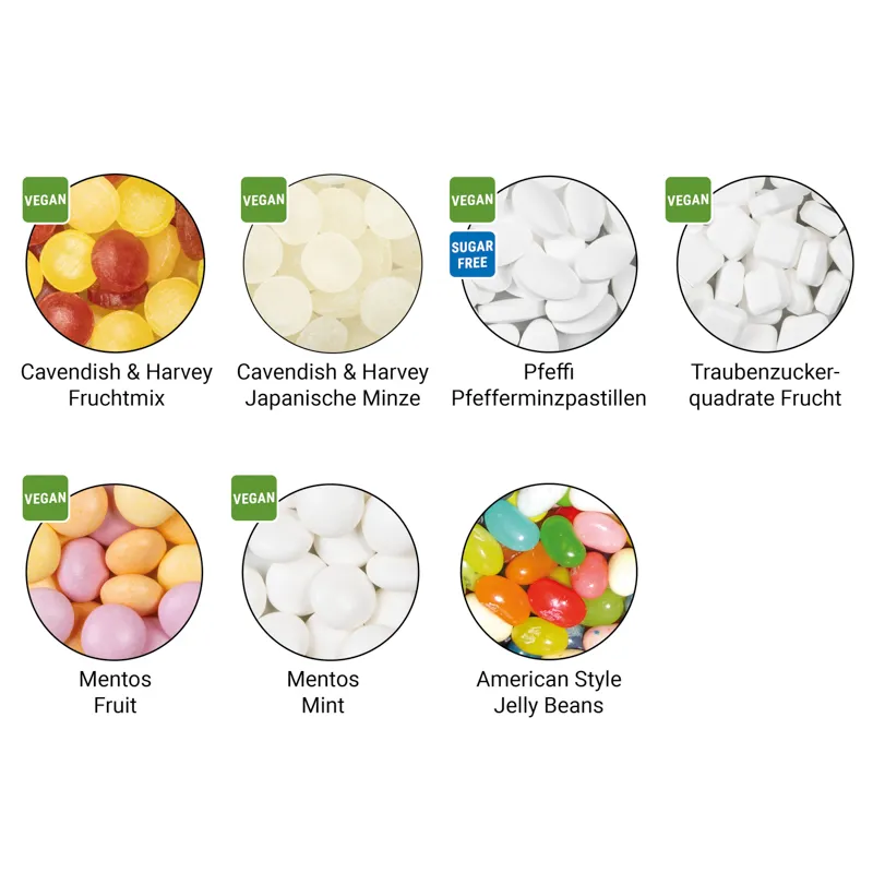 Quick Box XS, Pfeffi zuckerfreien Pfefferminzpastillen – Bild 2