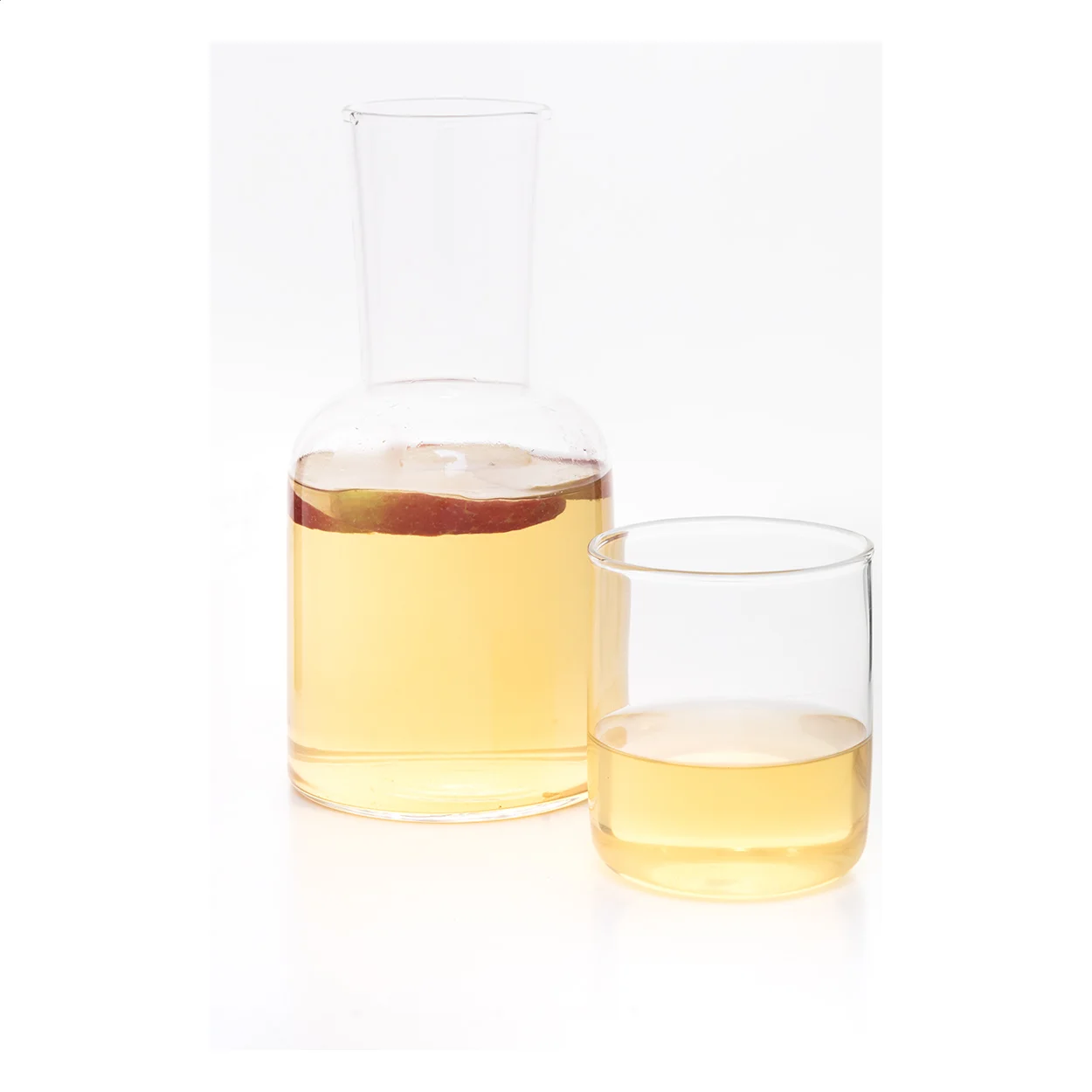Getränkeset: Karaffe und Glas Palmer, transparent – Bild 4