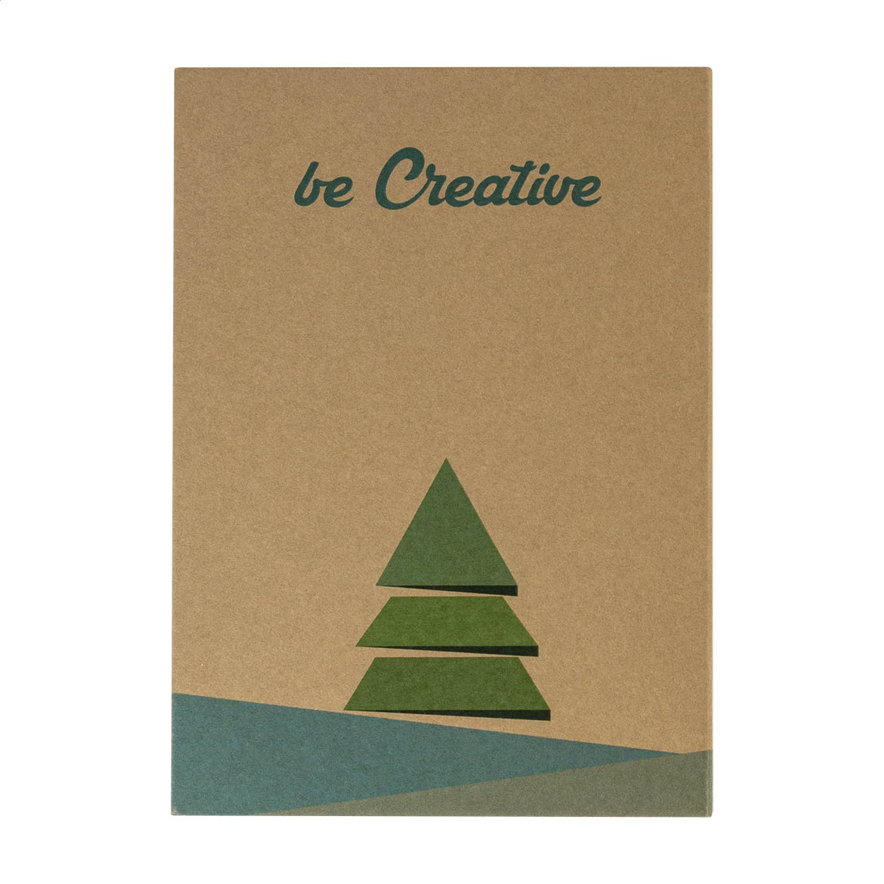 Weihnachtskarte FestiCard Kraft, Stern, natur – Bild 5