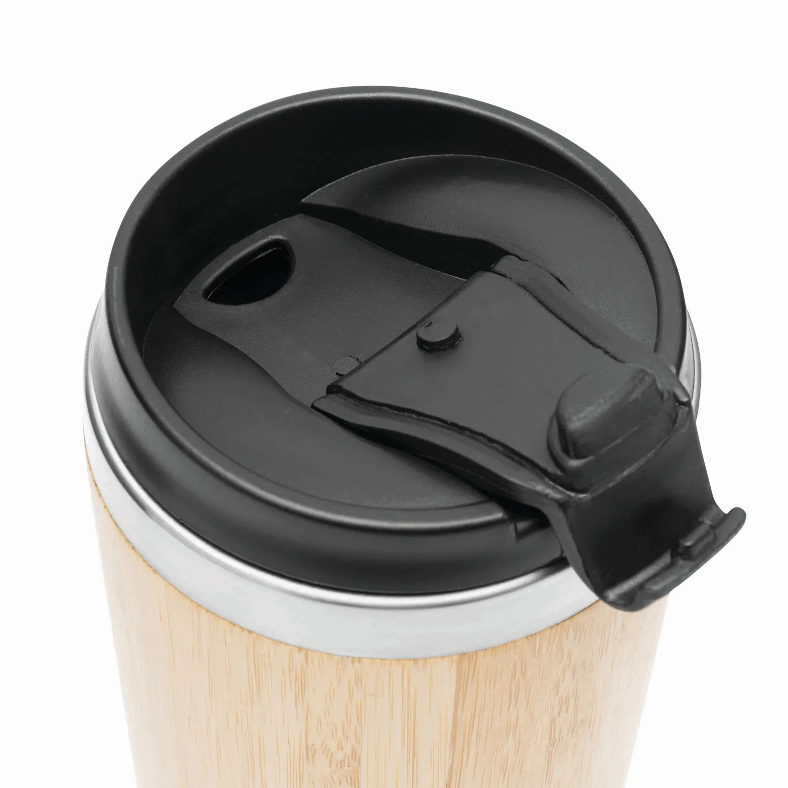 TAKE BAMBOO - Isolierbecher braun, schwarz, silber, braun, schwarz – Bild 5