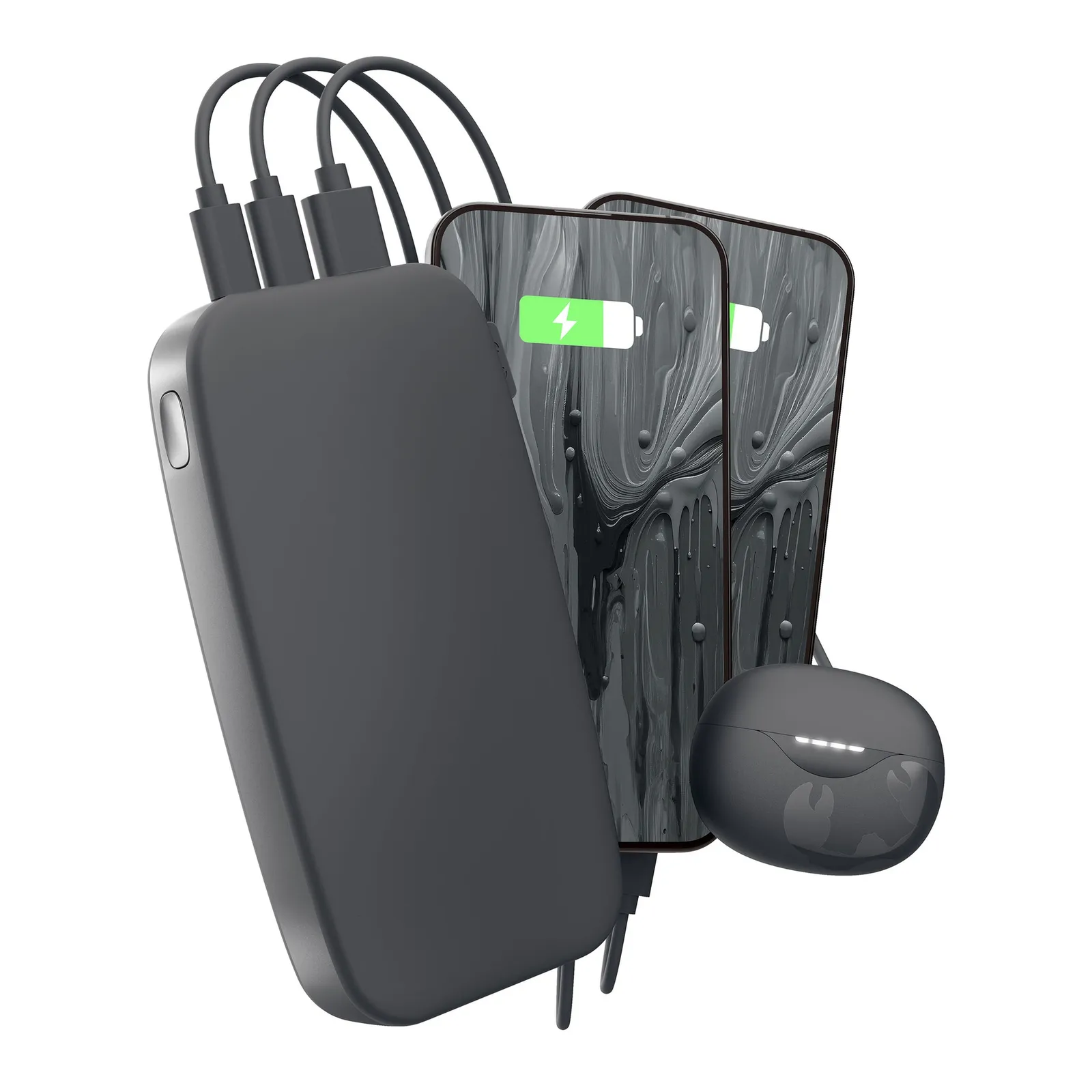 Fresh 'n Rebel Powerbank 24000 mAh USB-C, Sturmgrau – Bild 6