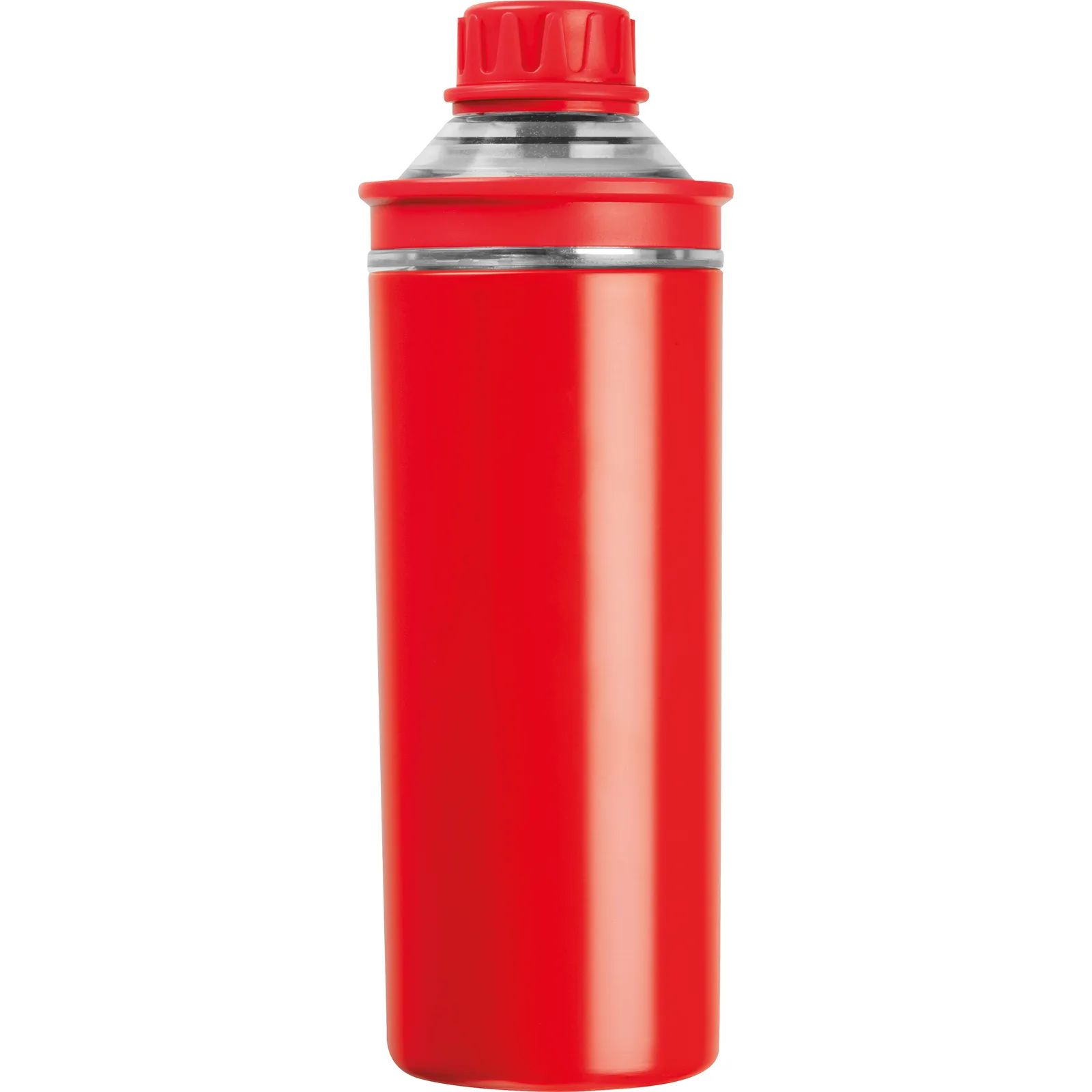 Doppelwandige Edelstahlflasche Monza, rot – Bild 4