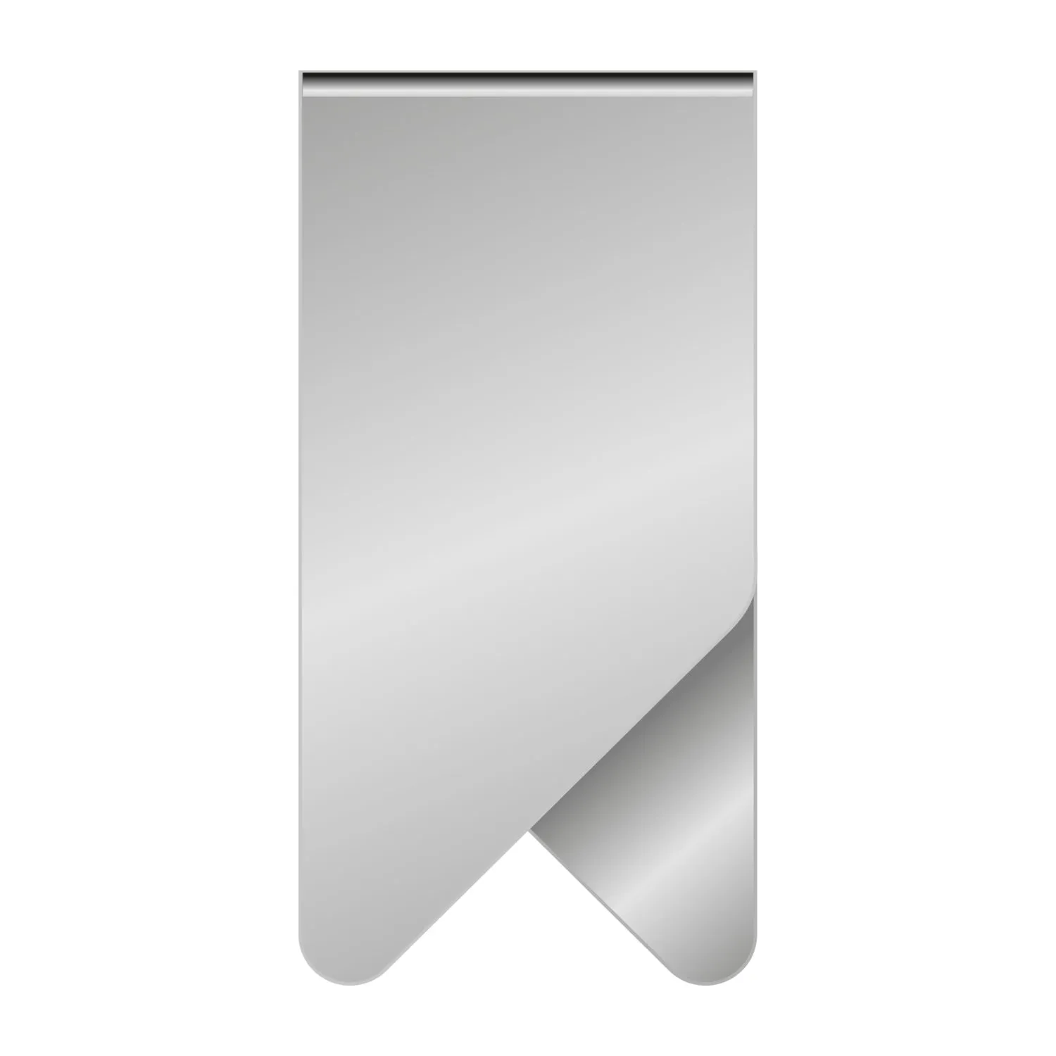 ROMINOX® Mehrweg-Büroklammer Big Clip, idealer Mailingartikel für Dokumente, bis zu 50 Seiten Klemmkraft, silber – Bild 2